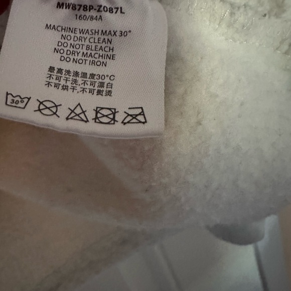 Brandy Melville Missy sweatshirt collared light grey approx size Large - Picture 7 of 11